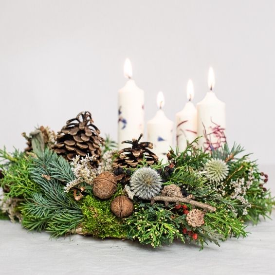 Adventní věnec výroba doma